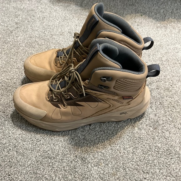 Rockrooster Hiking Boots Mens 11.5 Tan Brown Waterproof Vibram Anti-Fatigue